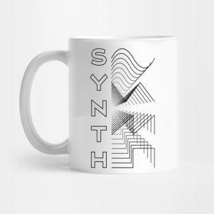 Synth Waveform Audio Analog Design Modular Gift Mug